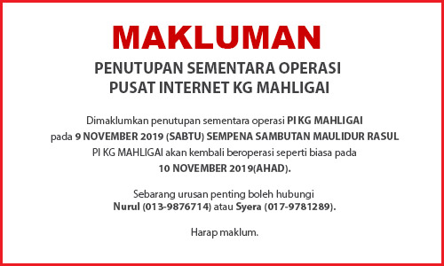 NOTIS PENUTUPAN PI 9NOV