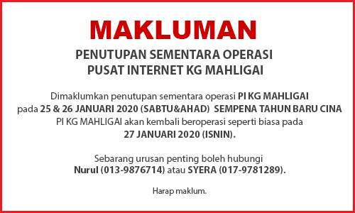 NOTIS PENUTUPAN CNY