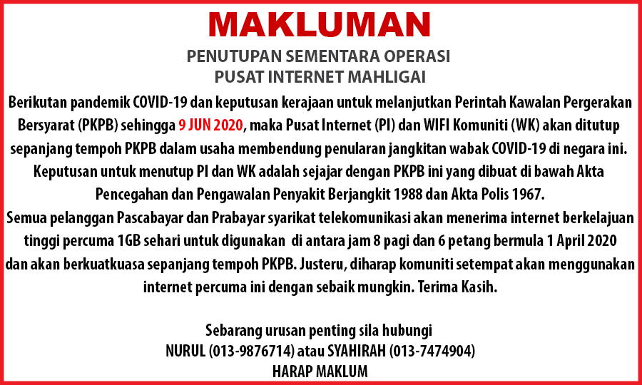 NOTIS PENUTUPAN PI PKPB