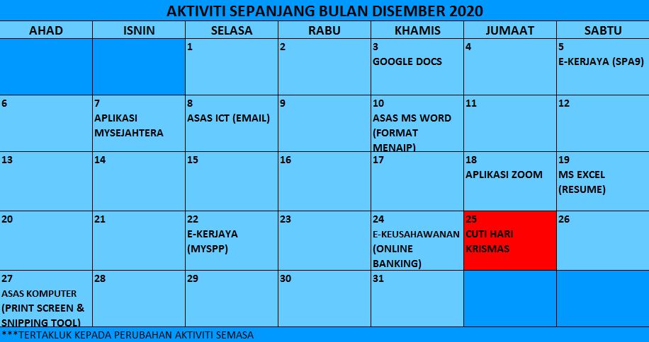 DISEMBER 2020
